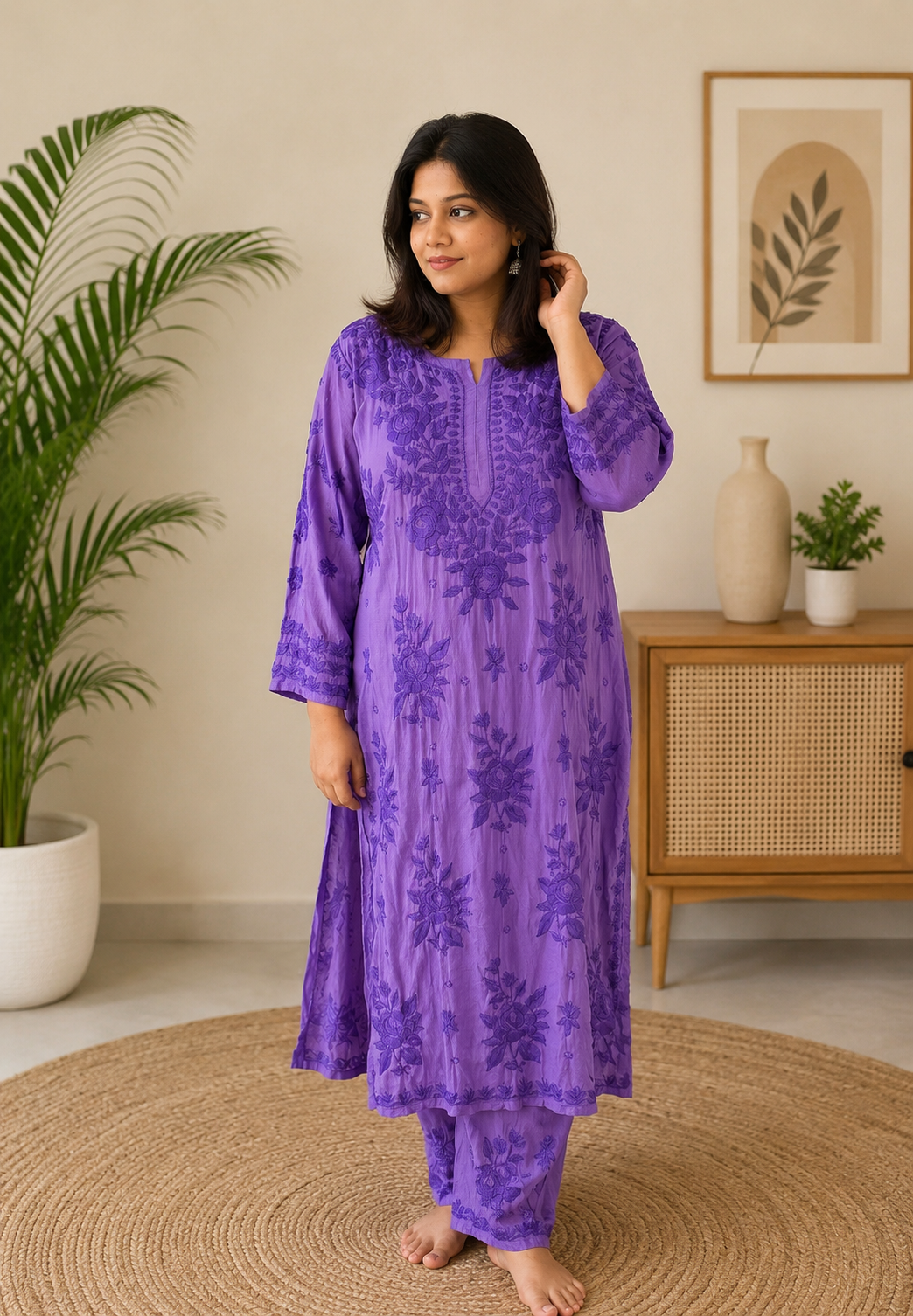 Modal Kurti Palazzo Set