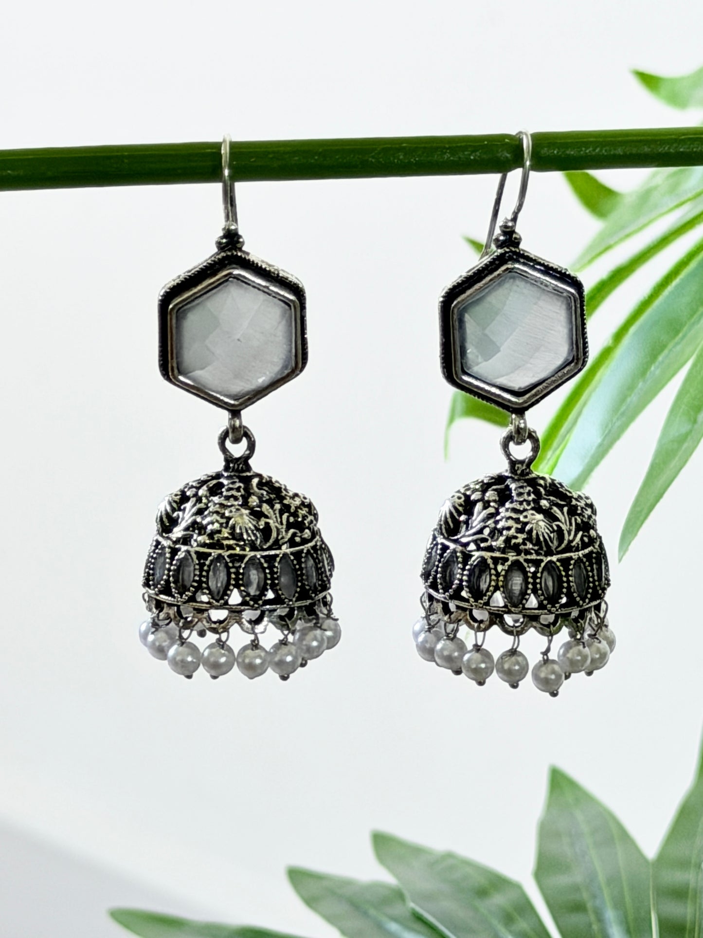 Oxidised Earrings