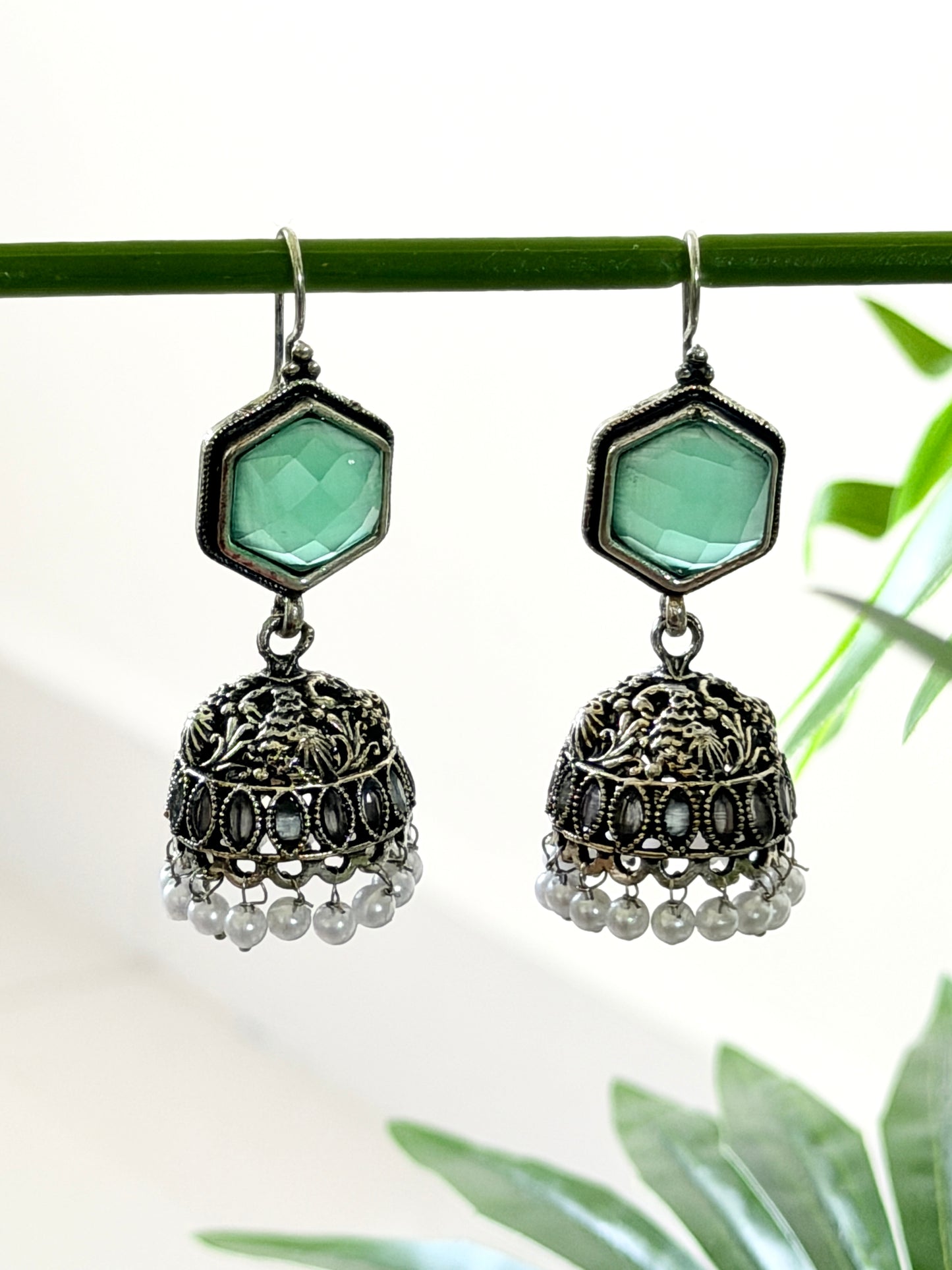 Oxidised Earrings
