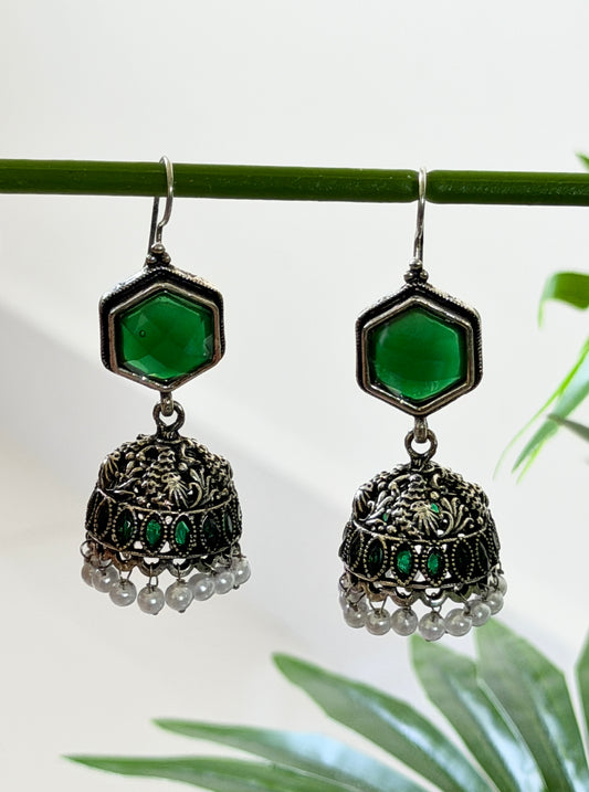 Oxidised Earrings
