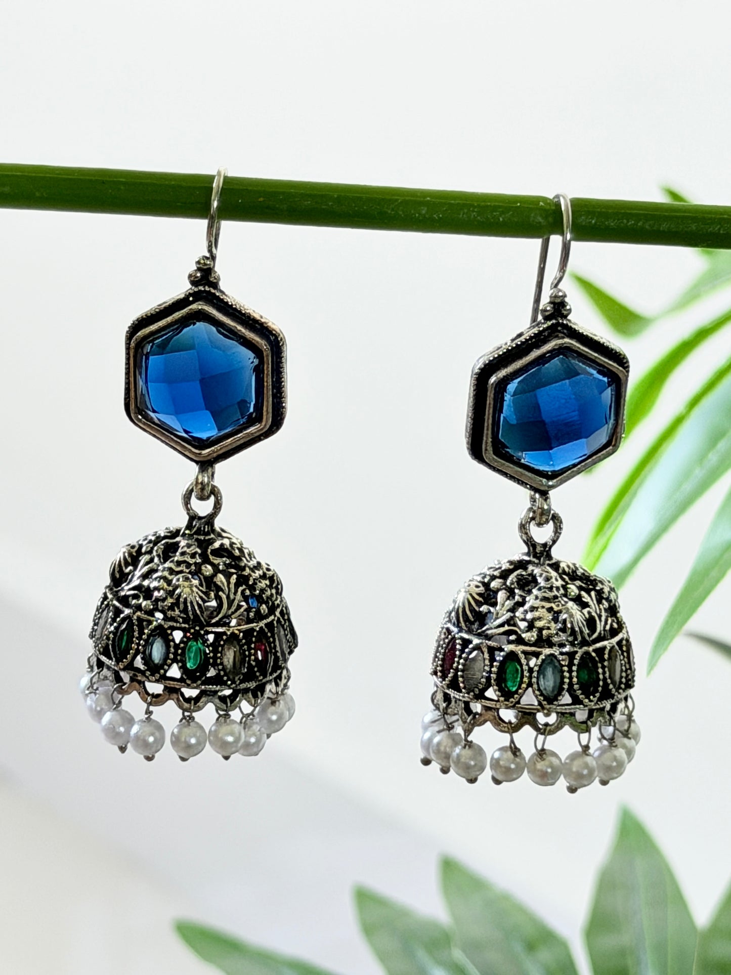 Oxidised Earrings