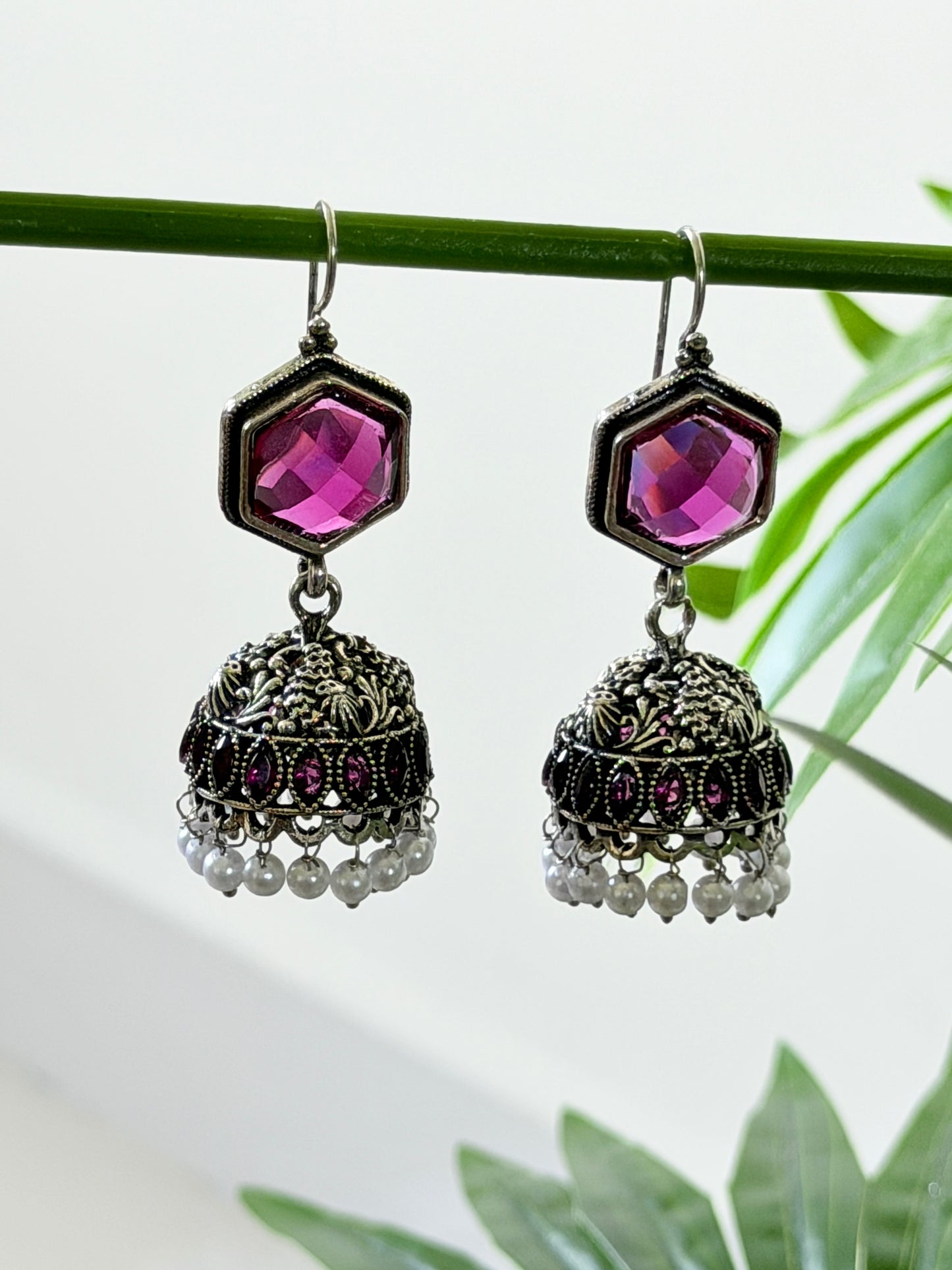 Oxidised Earrings