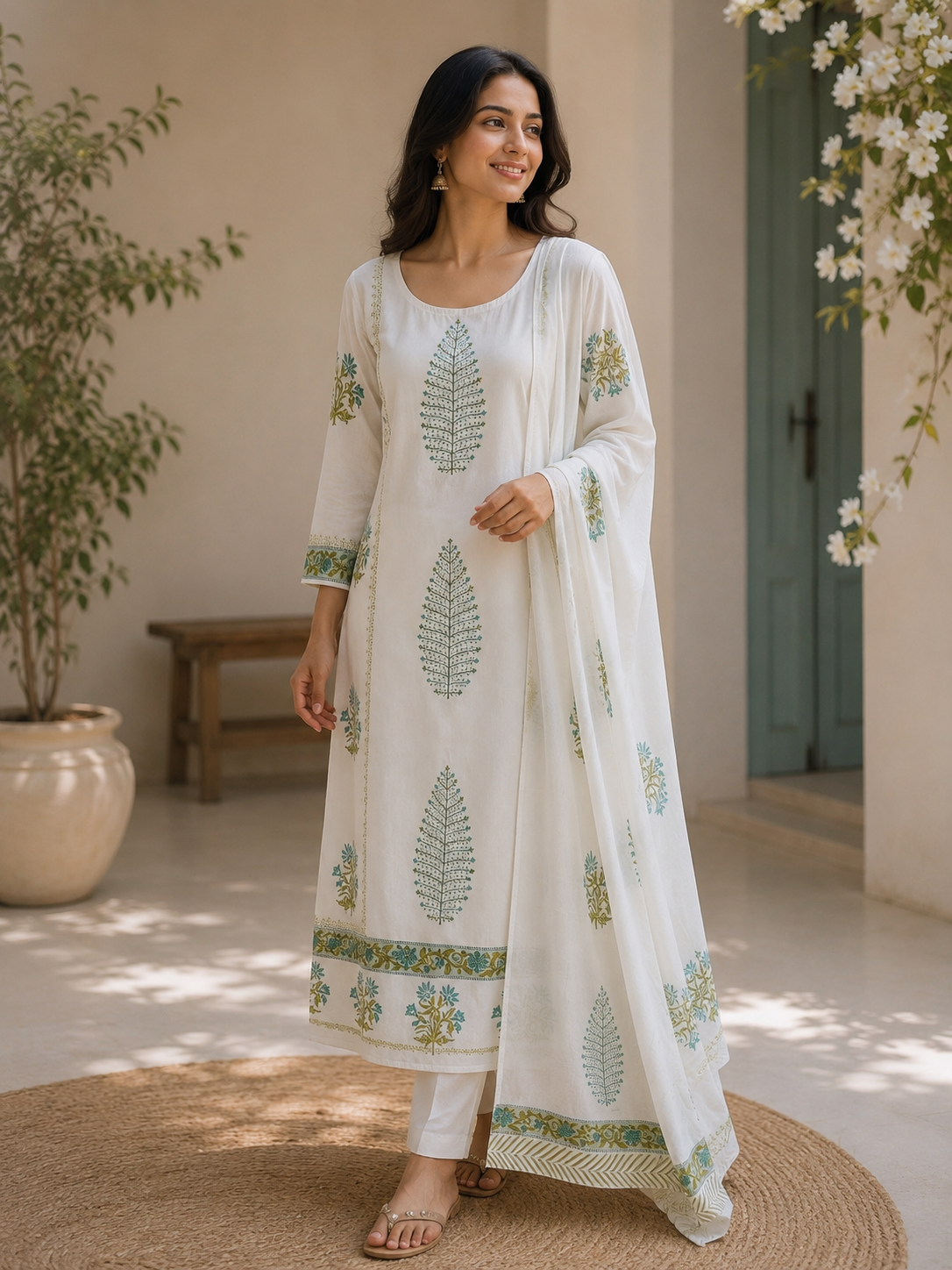 Mul Cotton Suit Set