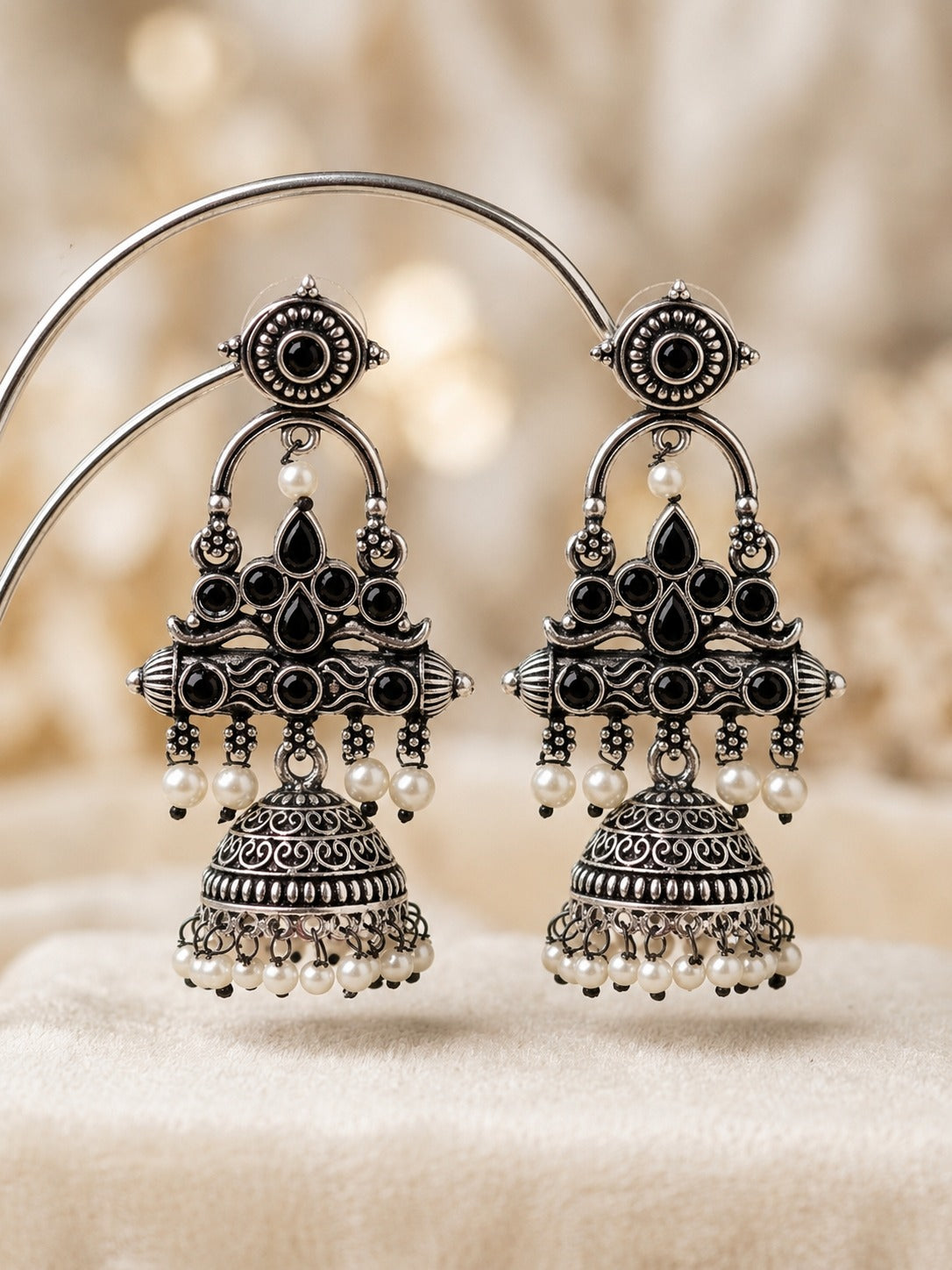 Oxidised Earrings